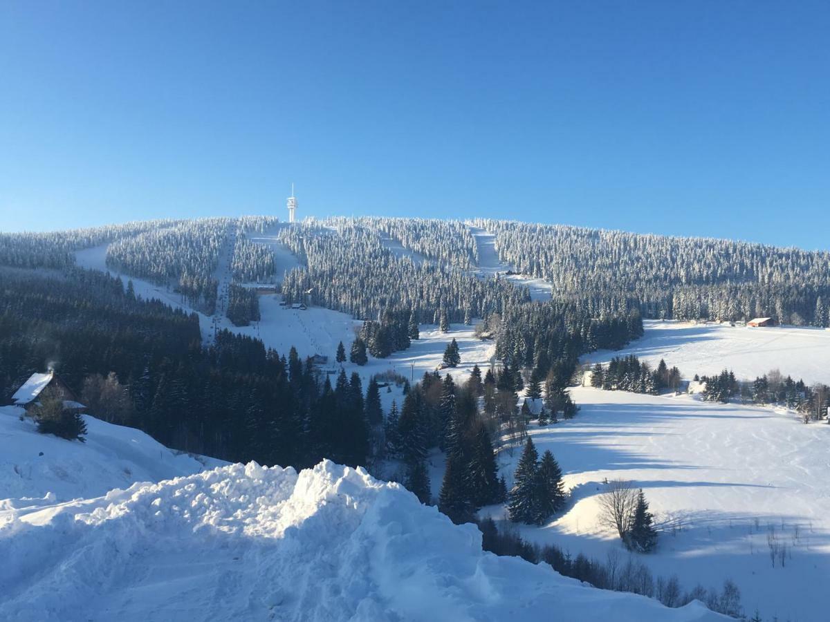 Ferienwohnung Bellevue Keilberg Exclusive Loučná pod Klínovcem Exterior foto