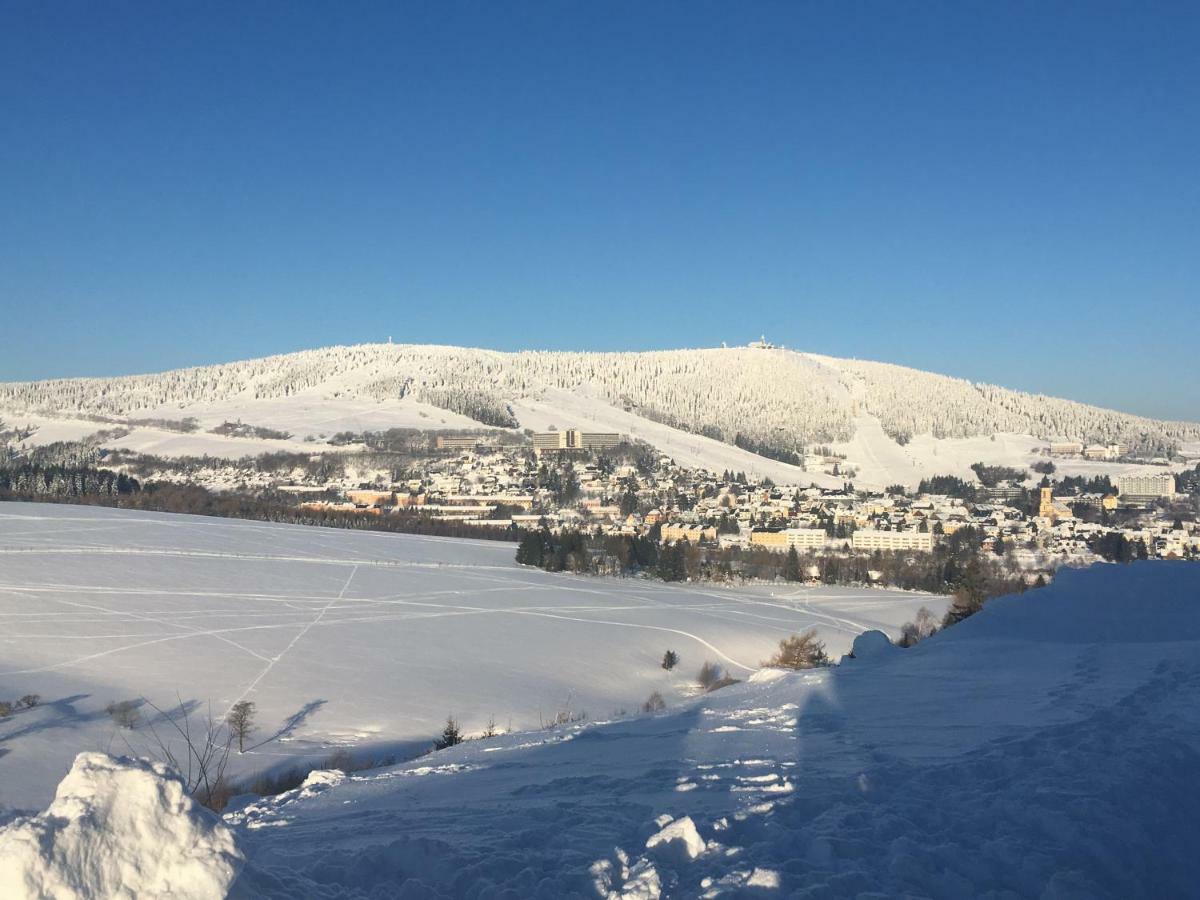 Ferienwohnung Bellevue Keilberg Exclusive Loučná pod Klínovcem Exterior foto